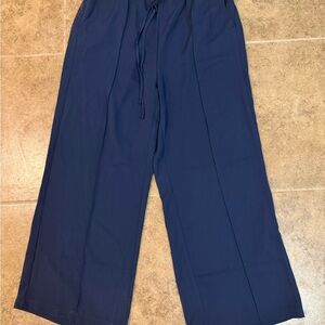 MELLODAY Deep Blue Elastic Waist Pants New without tags